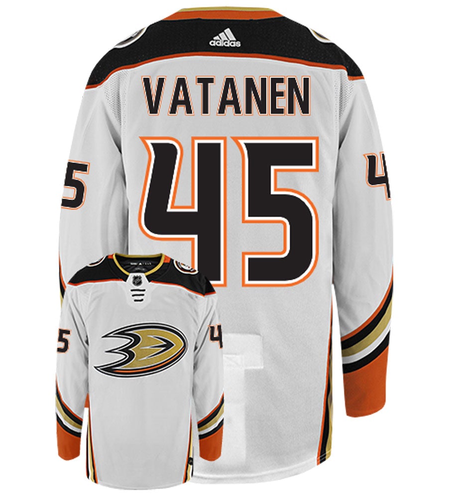 Sami Vatanen Anaheim Ducks Adidas Authentic Away NHL Hockey Jersey