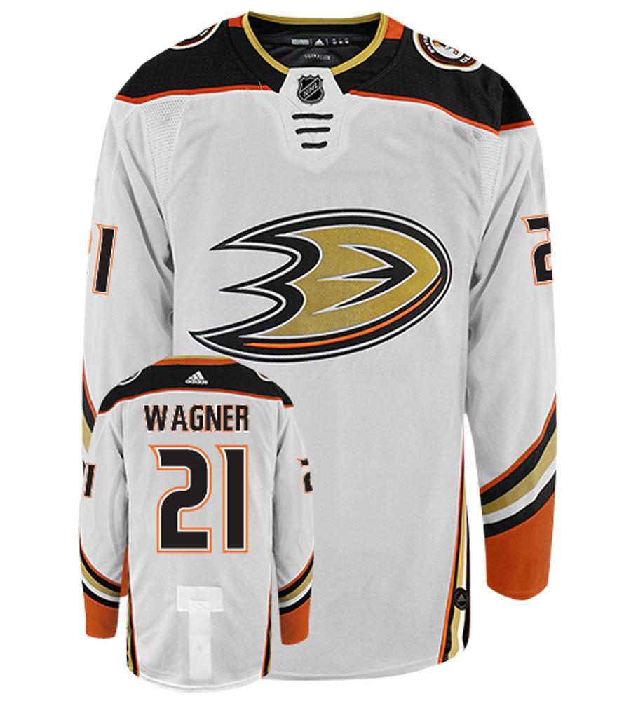 Chris Wagner Anaheim Ducks Adidas Authentic Away NHL Hockey Jersey