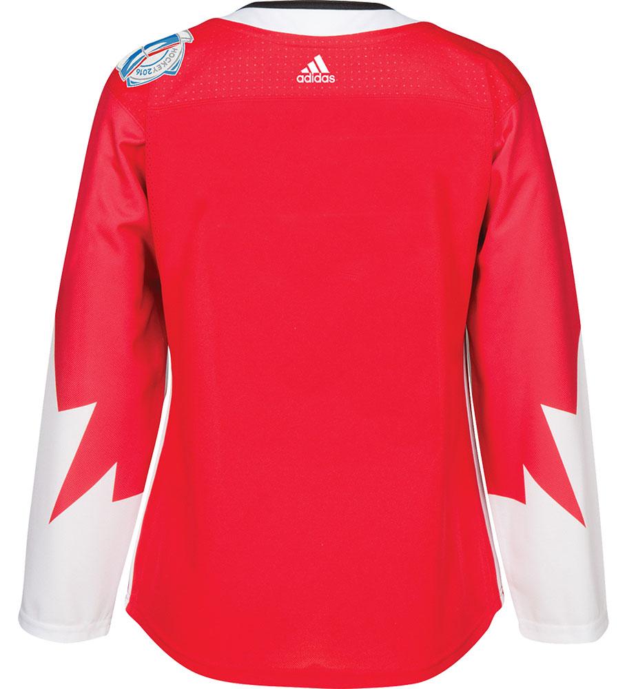 Team Canada 2016 World Cup of Hockey Adidas Womens Premier Red Jersey