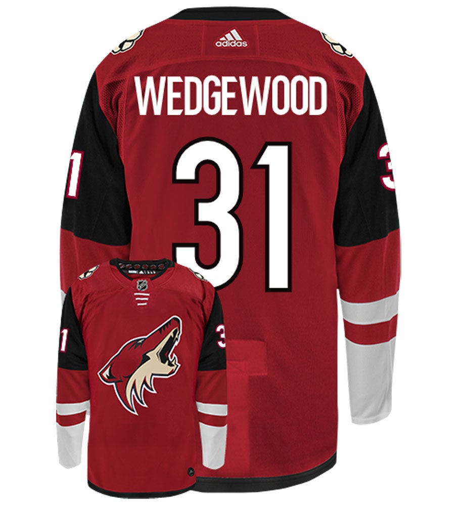 Scott Wedgewood Arizona Coyotes Adidas Authentic Home NHL Hockey Jersey