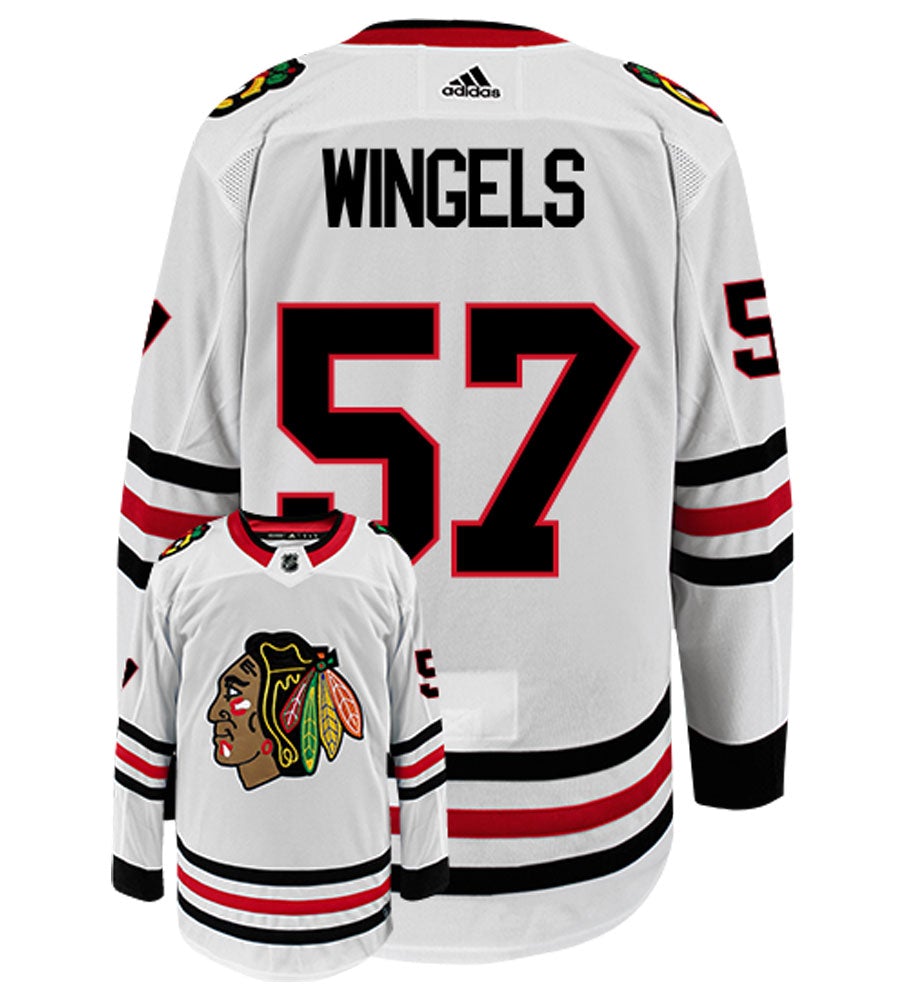 Tommy Wingels Chicago Blackhawks Adidas Authentic Away NHL Hockey Jersey