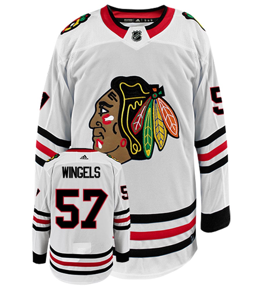 Tommy Wingels Chicago Blackhawks Adidas Authentic Away NHL Hockey Jersey