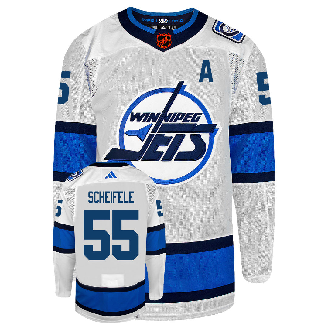 Mark Scheifele Winnipeg Jets Adidas 2022 Primegreen Reverse Retro Authentic NHL Hockey Jersey
