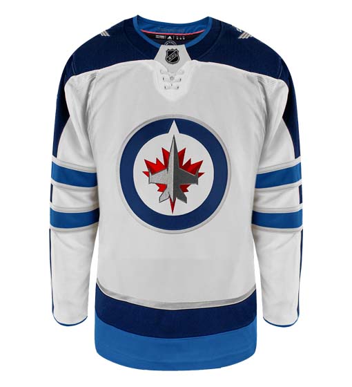 Winnipeg Jets Adidas Primegreen Authentic Away NHL Hockey Jersey - Front View